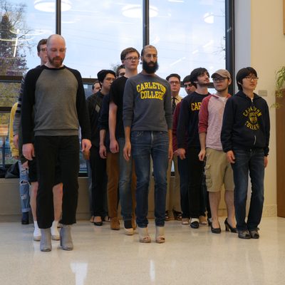 2Fik and participants in Northfield Public Library