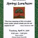 Spring Luncheon Invitation