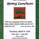 Spring Luncheon Invitation