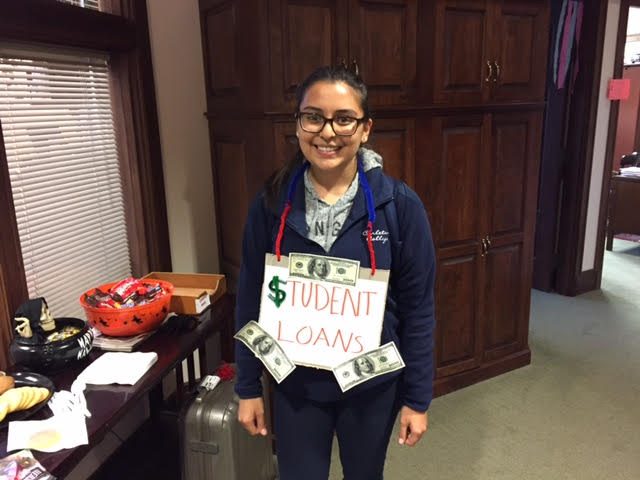 Sabrina Velasco ’18 - 1st Trick-or-Treater in Admissions