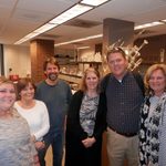 Allie, Ann, Professor of Chemistry, David Alberg ’85, Linda, Russ and Tami