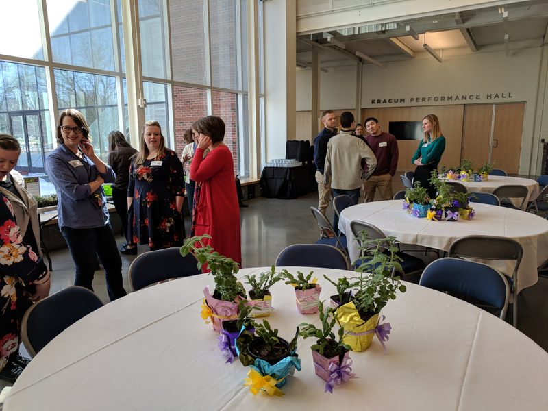 Staff Vising Before Event