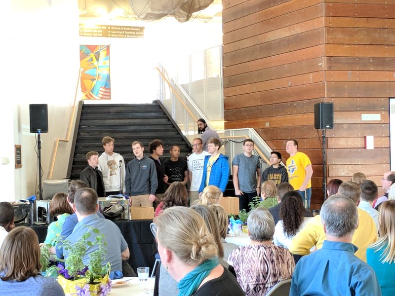 Carleton's Singing Knights perform