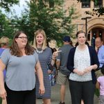 Staff celebrating the start of fiscal year ’18-’19.