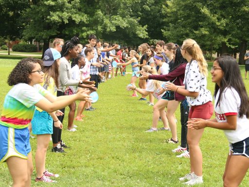 Water balloon toss
