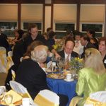 Dinner Guests in the Alumni Guest House Meeting Room