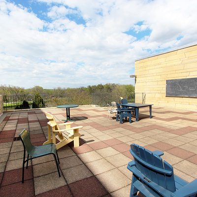 Boliou Hall Patio