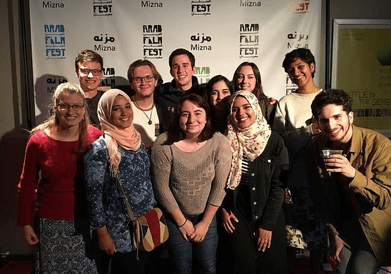 At the Arab Film Fest, Minneapolis, 2017