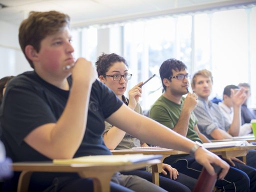 Students in a classroom