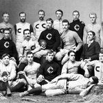 Historic photograph of Carleton's 1983 football team.