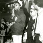 1989 Multicultural Alumni, Bob Tisdale, English Department, in background