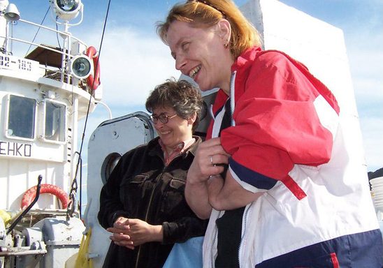 Laughing on Lake Baikal