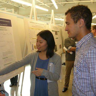 Di and Devin at a poster session
