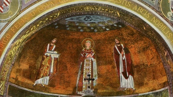 Apse of S Agnese [Saint Agnes] (Rome)