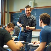David Liben-Nowell in the classroom
